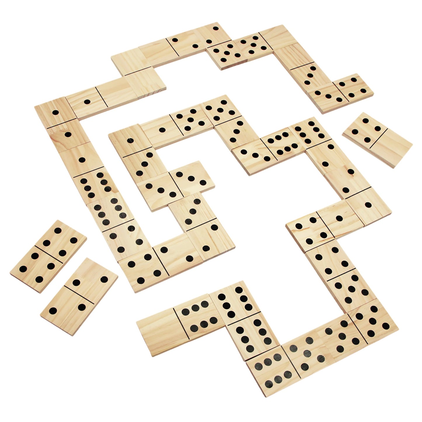 So Summer Jumbo Wooden Dominoes Set
