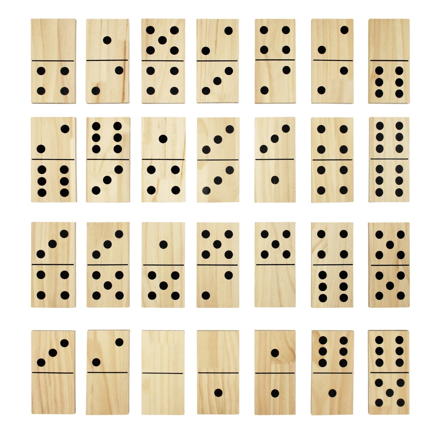 So Summer Jumbo Wooden Dominoes Set