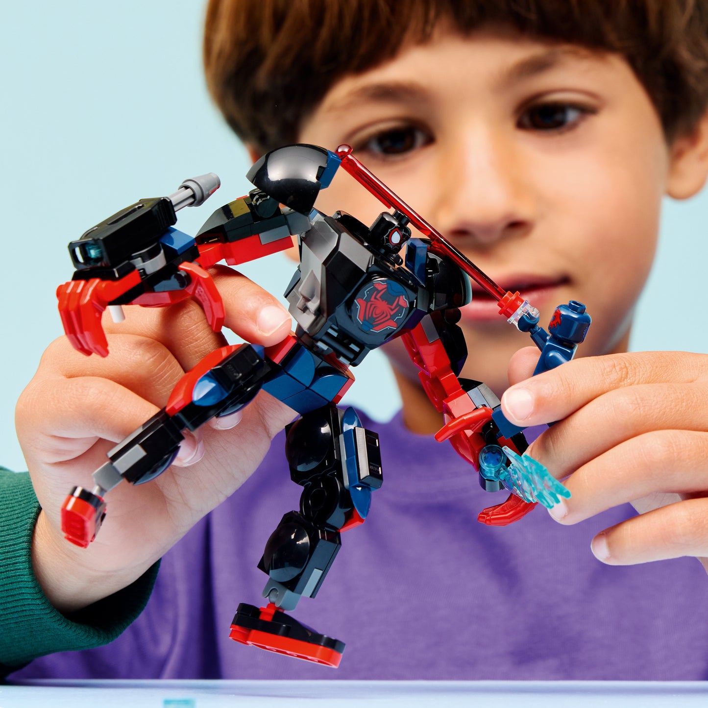 LEGO Super Heroes Miles Morales Mech vs. Spider-Man 2099 Building Set