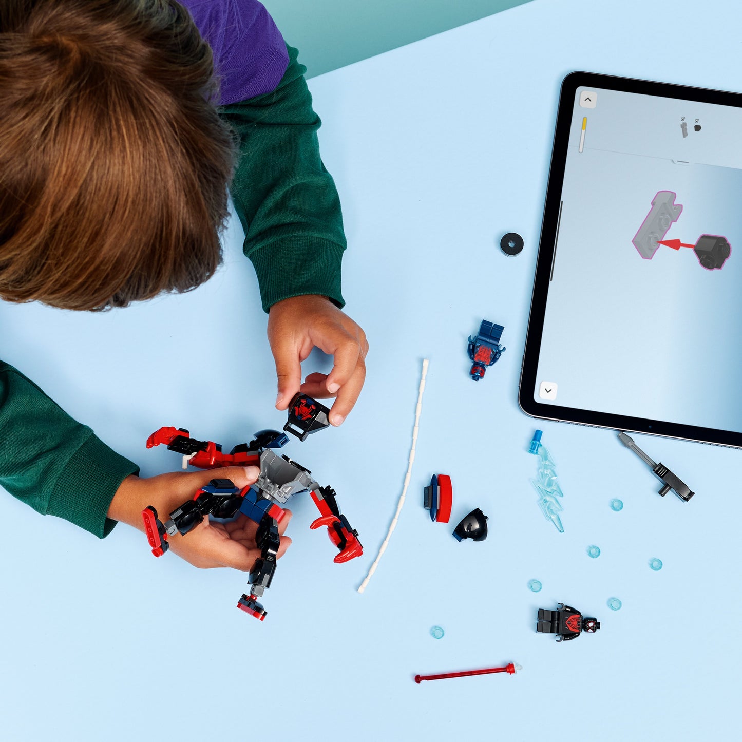 LEGO Super Heroes Miles Morales Mech vs. Spider-Man 2099 Building Set