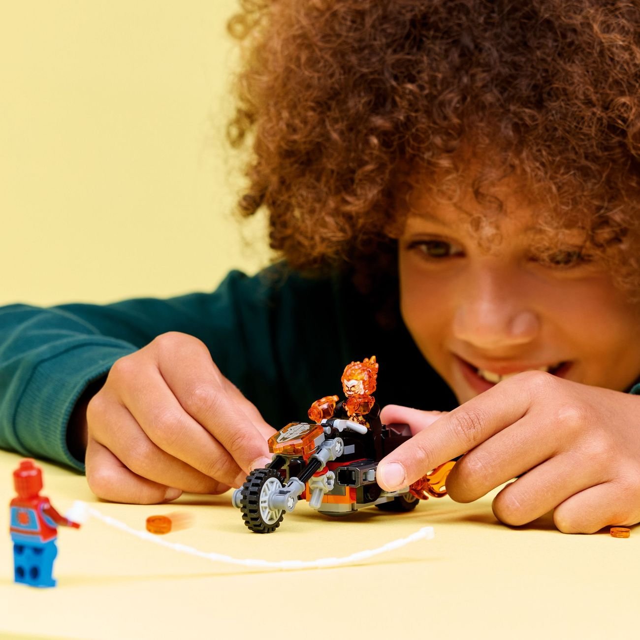 LEGO Super Heroes Spider-Man vs. Ghost Rider Motorcycle Building Set