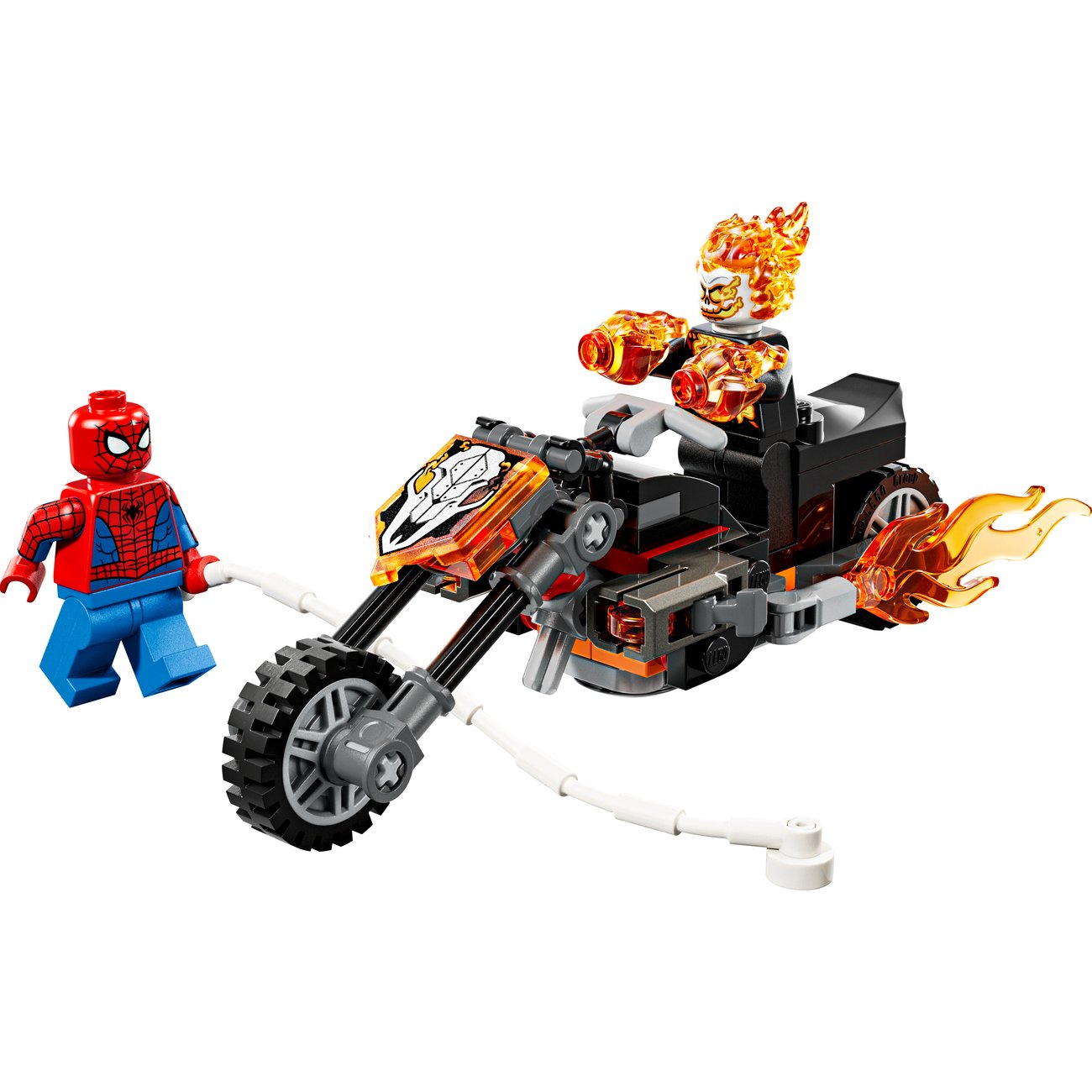 LEGO Super Heroes Spider-Man vs. Ghost Rider Motorcycle Building Set