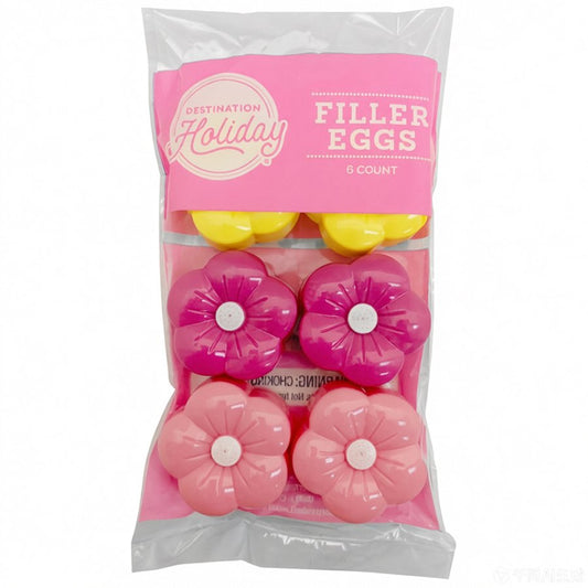 Destination Holiday Flower Shaped Easter Filler Eggs