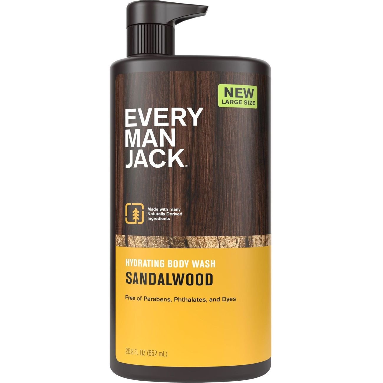 Every Man Jack Men's Hydrating Body Wash - Sandalwood