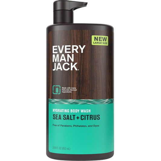 Every Man Jack Men's Hydrating Body Wash - Sea Salt & Citrus