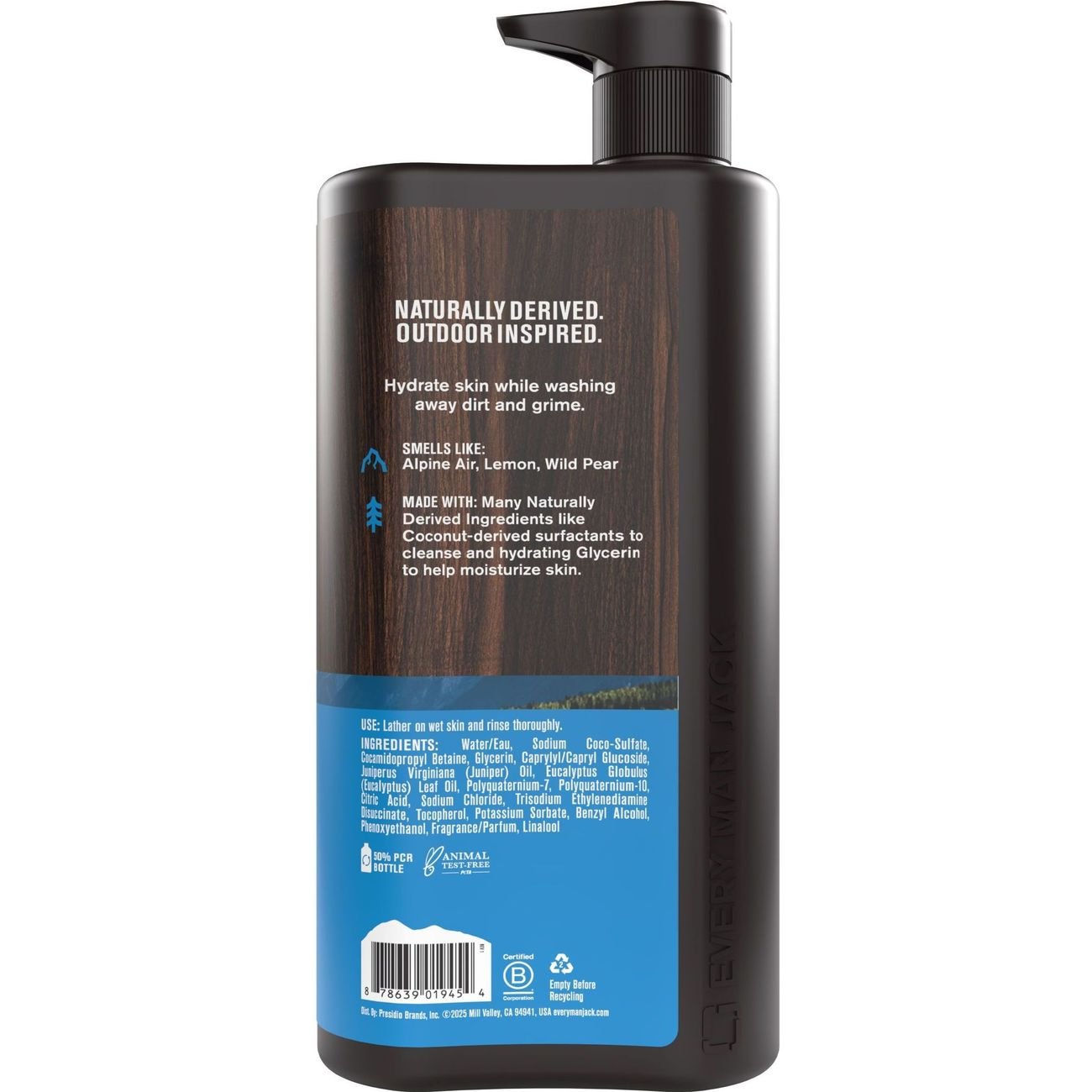 Every Man Jack Men's Hydrating Body Wash - Mountain Air