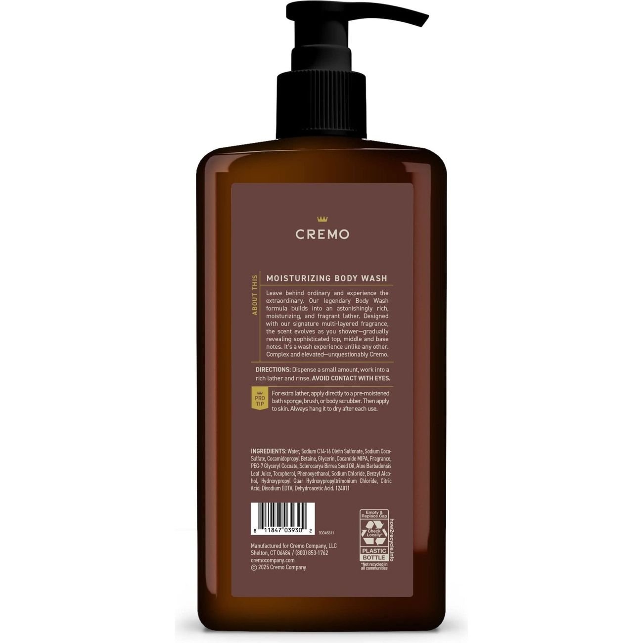Cremo Men's Body Wash - Casked Vanilla