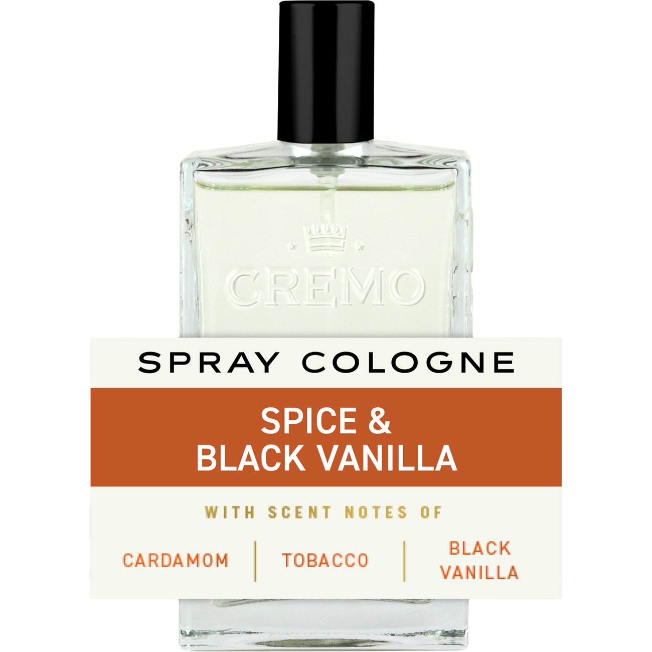 Cremo Men's Spray Cologne - Spice & Black Vanilla