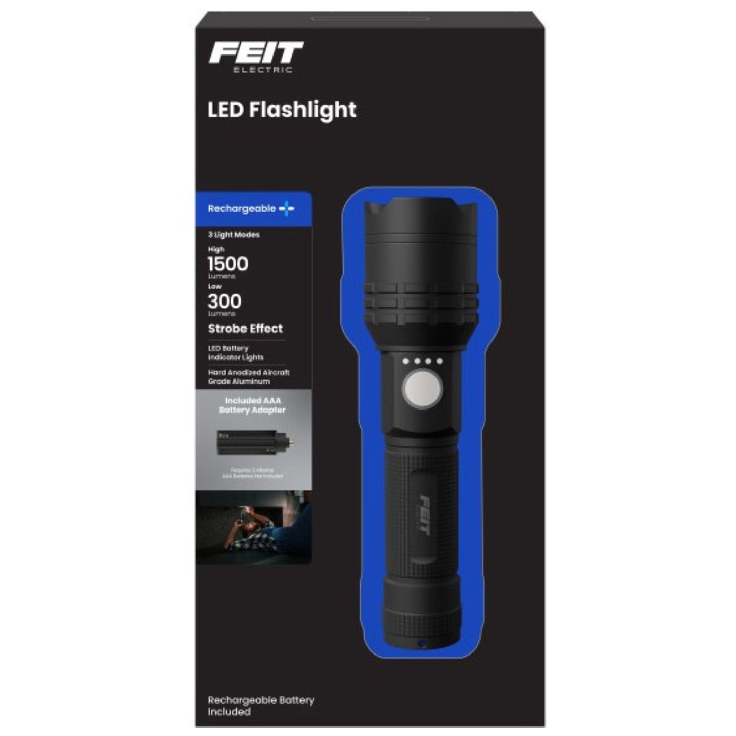 Feit Electric LED Flashlight 1500 Lumens