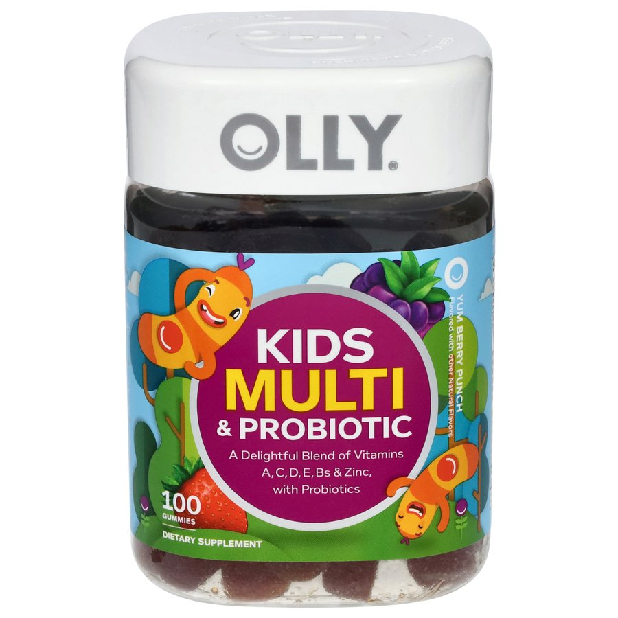 OLLY Kids Multiprobiotic Gummy Yum Berry Punch