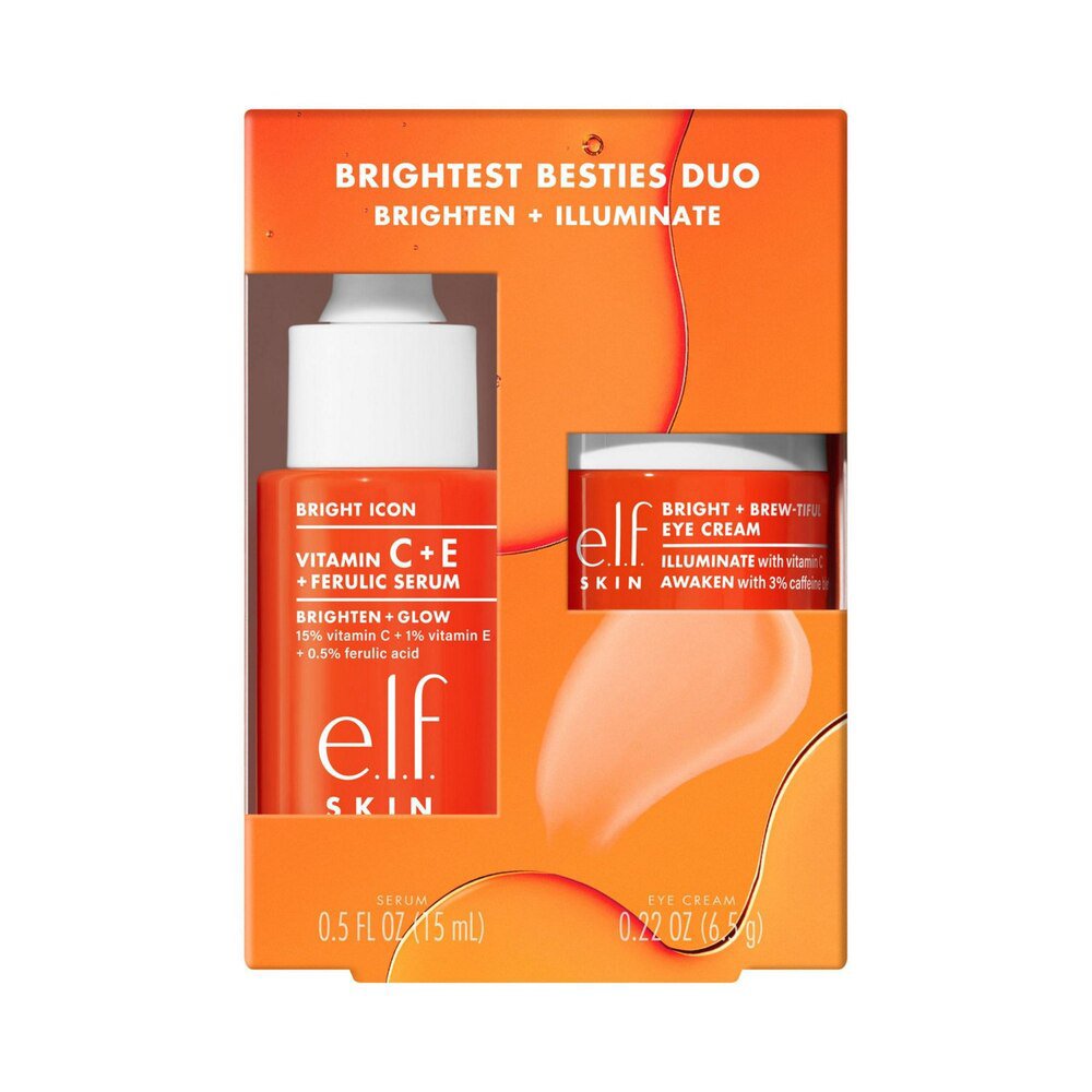 e.l.f. Trial Size Vitamin C Mini Duo Brightening Set