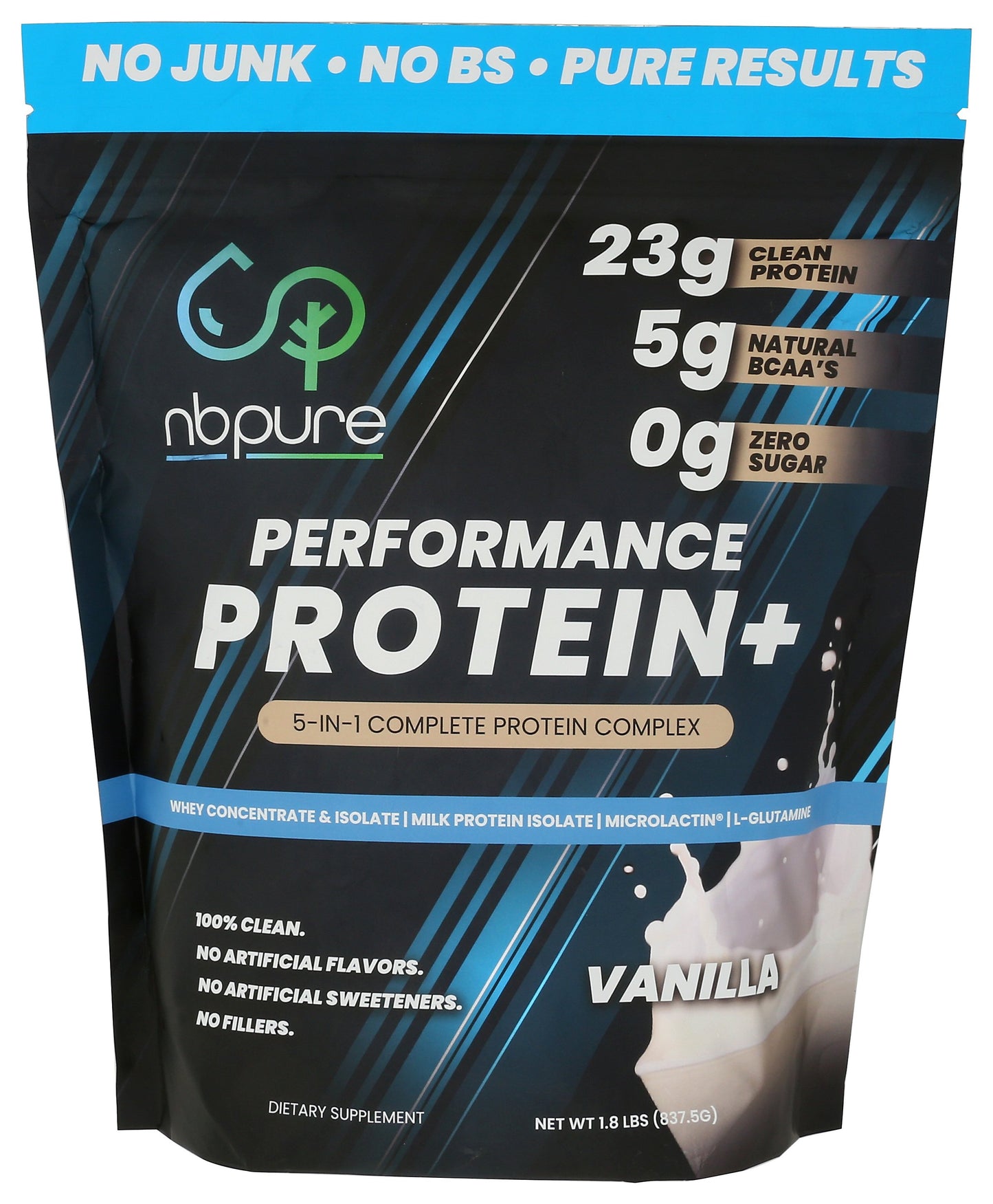 NBPure Vanilla Whey Protein - 23g Protein