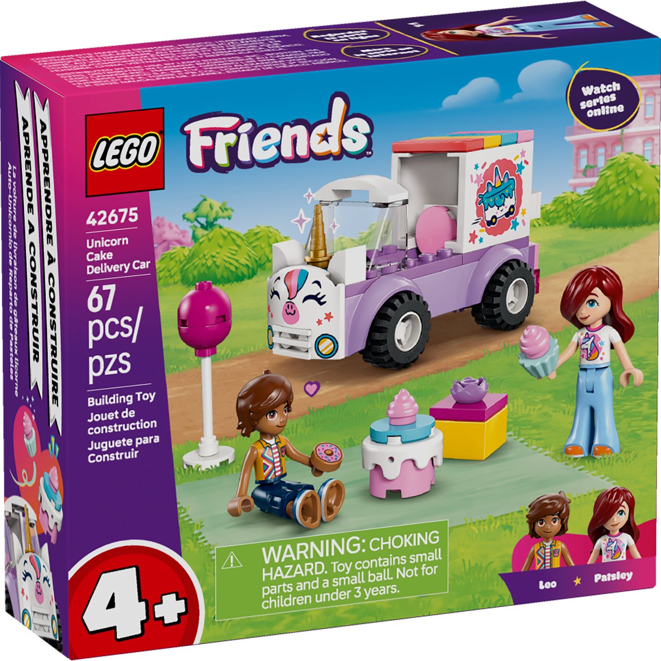 LEGO Friends Unicorn Cake Delivery Car Building Set
