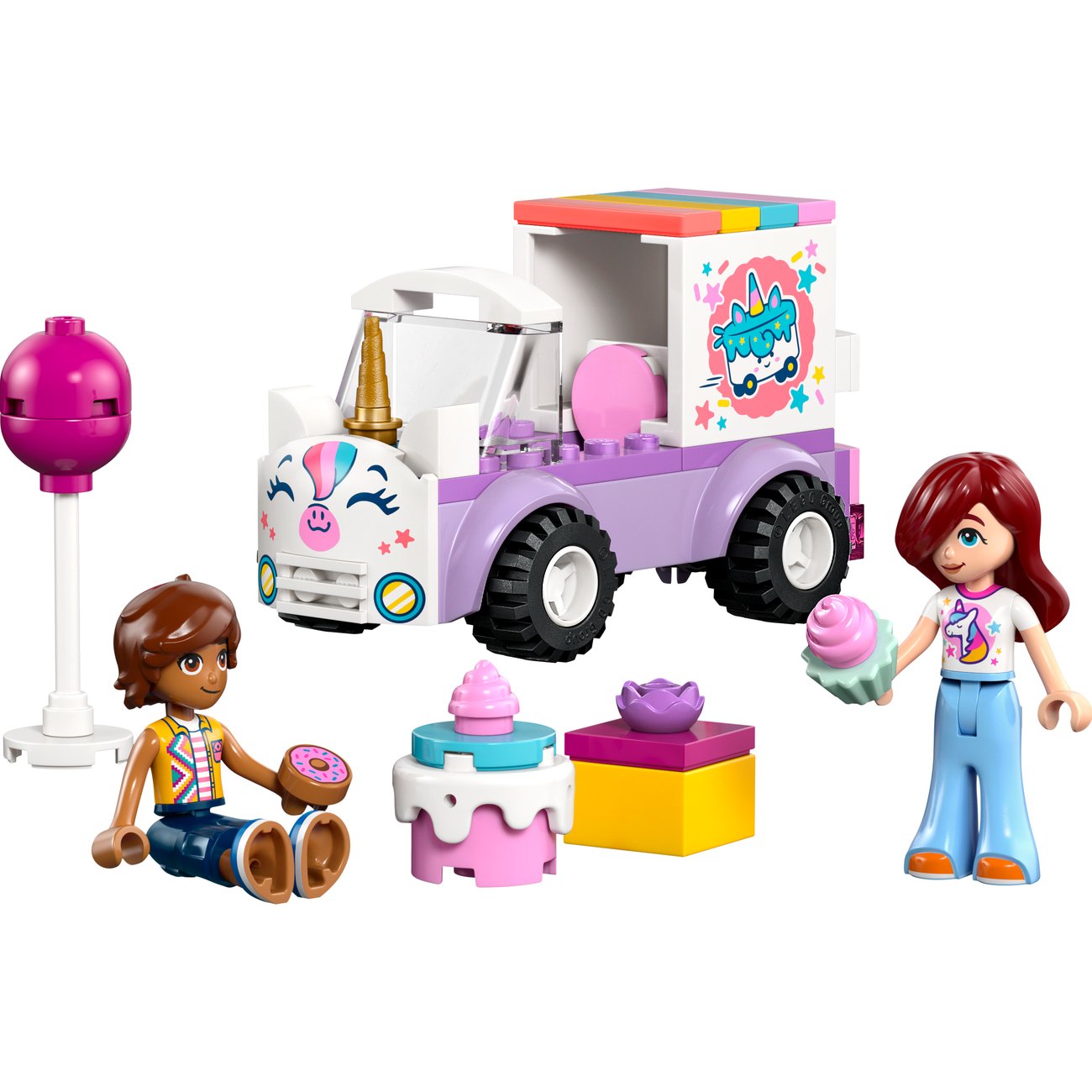 LEGO Friends Unicorn Cake Delivery Car Building Set
