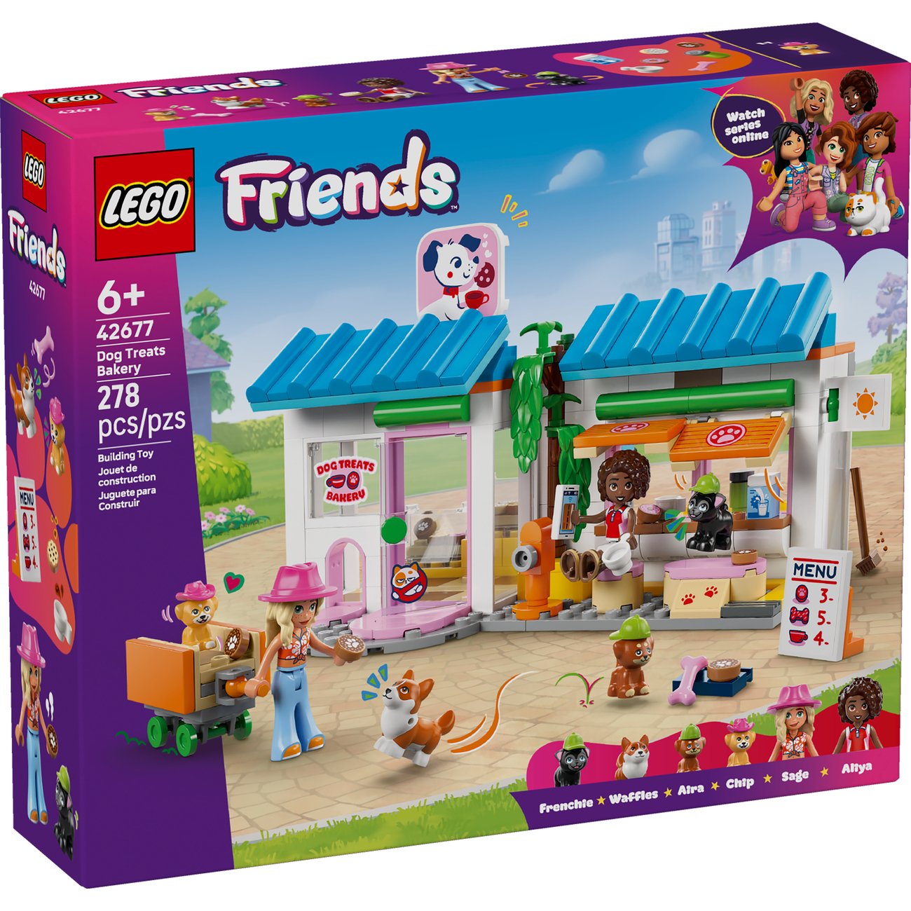 LEGO Friends Dog Treats Bakery Building Set