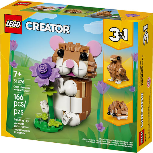 LEGO Creator Cute Hamster with a Flower Building Set