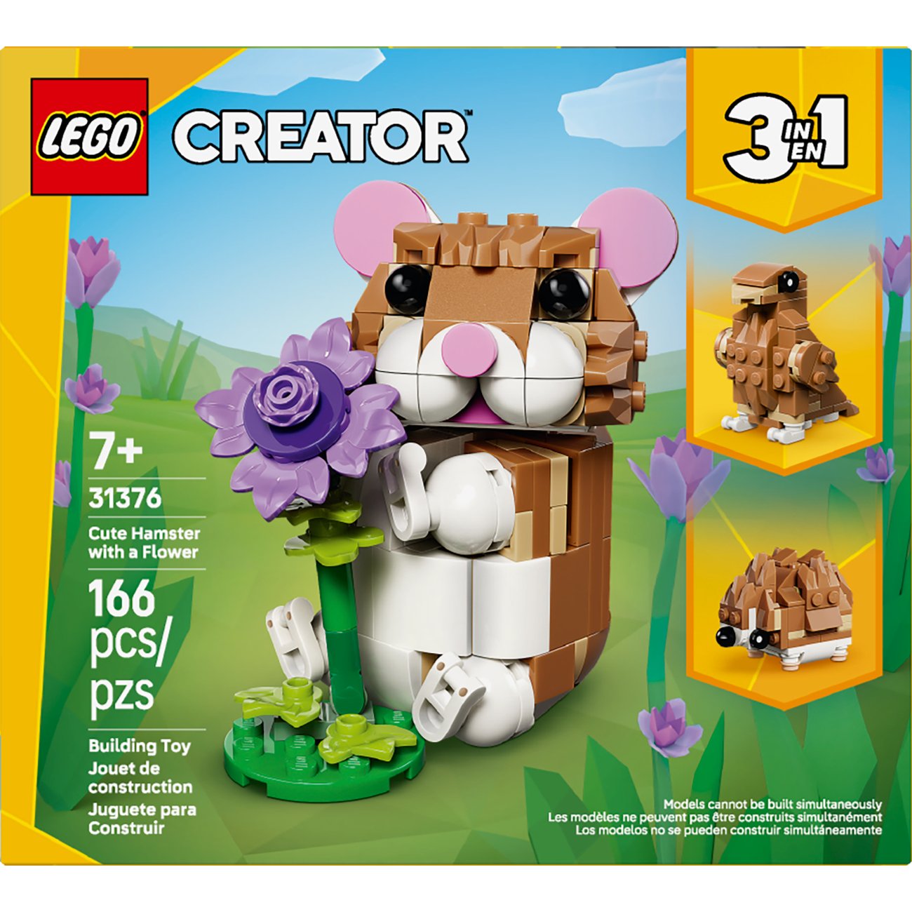 LEGO Creator Cute Hamster with a Flower Building Set
