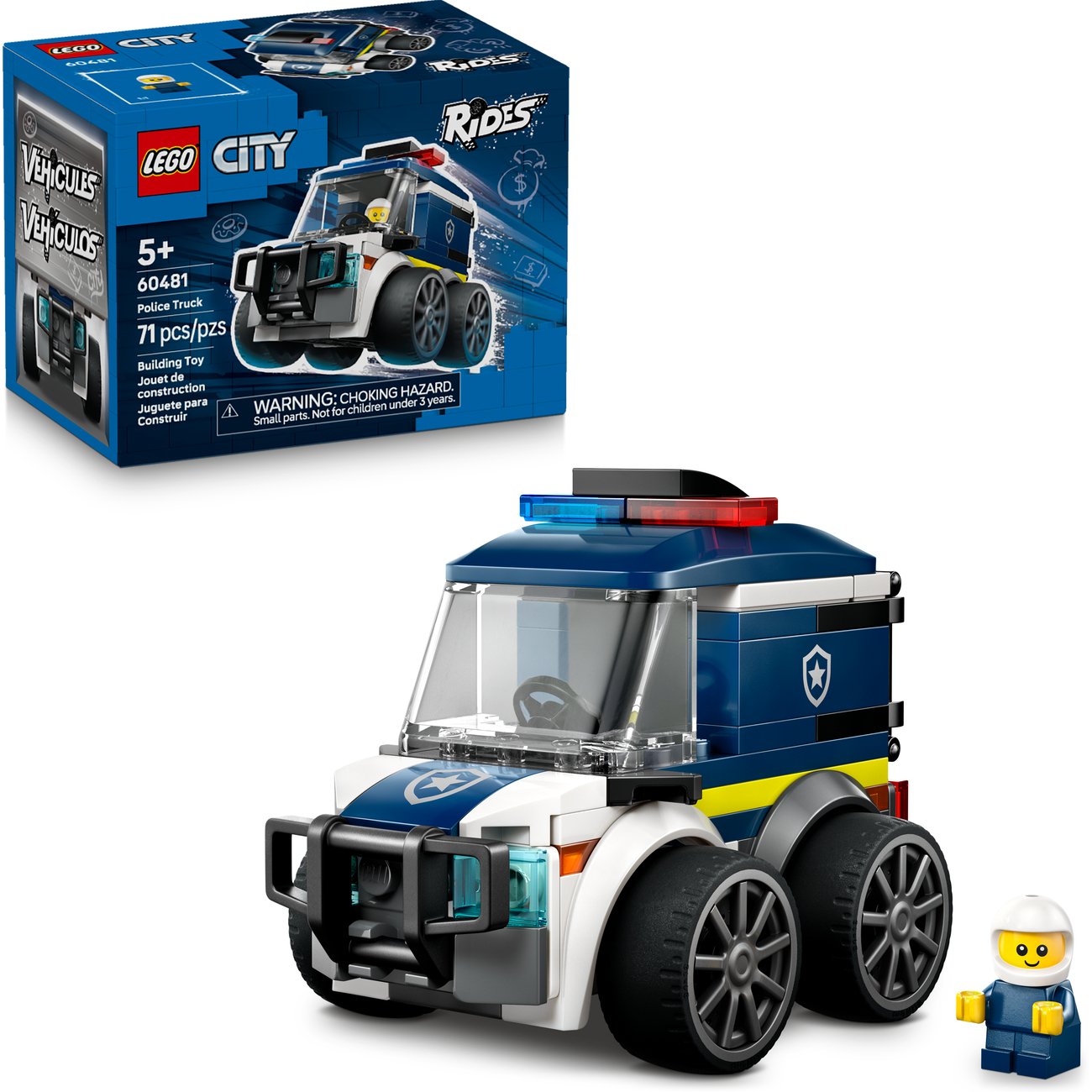 LEGO City Rides Police Truck Building Set