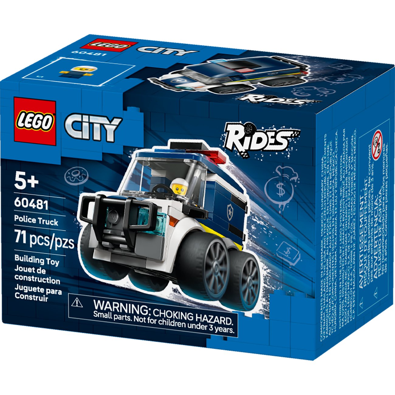 LEGO City Rides Police Truck Building Set