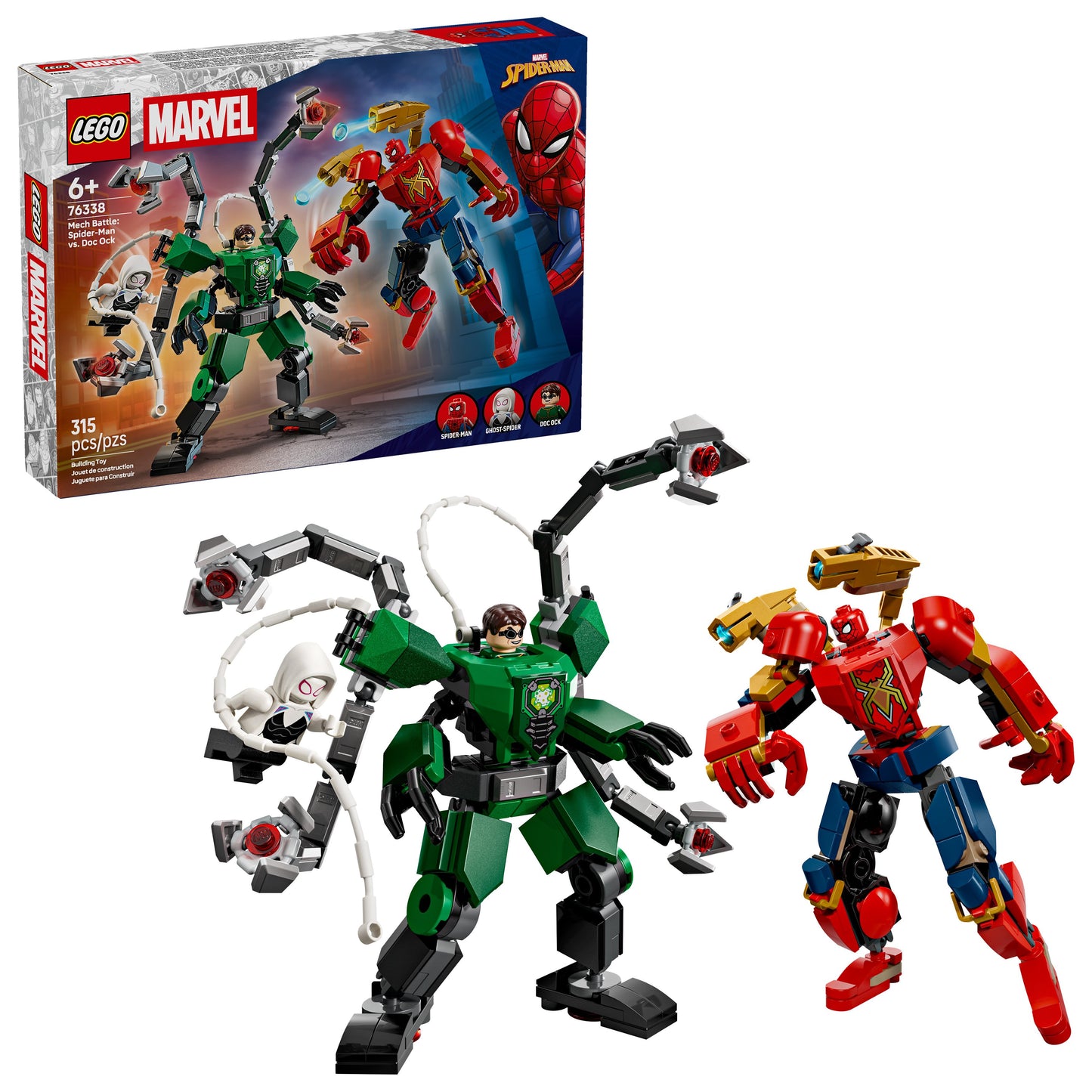 LEGO Super Heroes Mech Battle: Spider-Man vs. Doc Ock Building Set