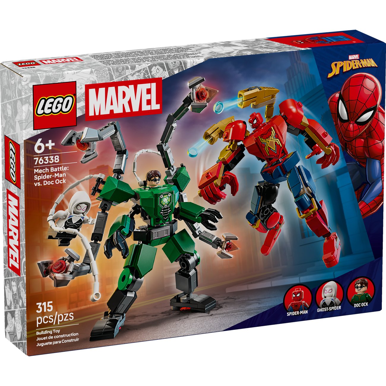 LEGO Super Heroes Mech Battle: Spider-Man vs. Doc Ock Building Set