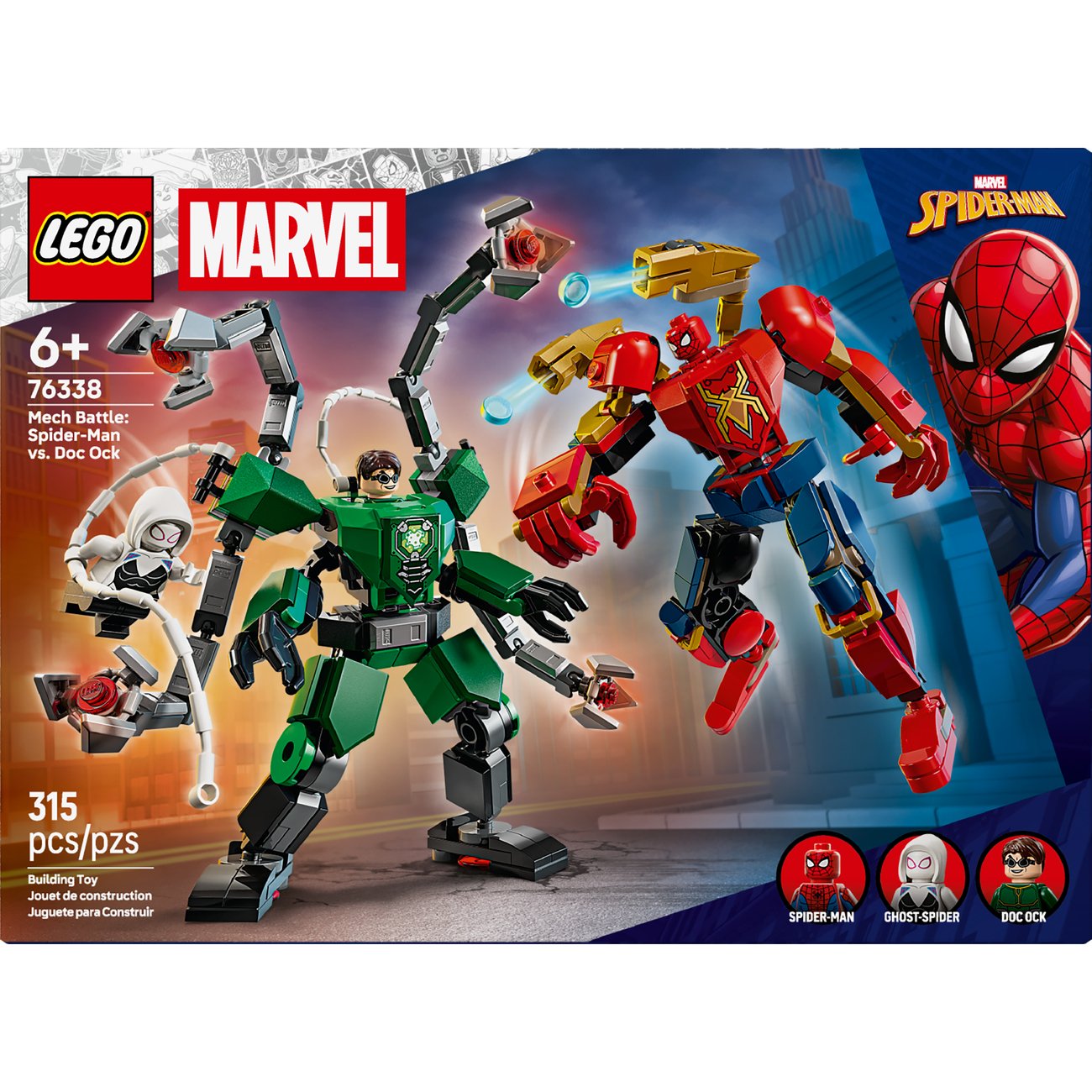 LEGO Super Heroes Mech Battle: Spider-Man vs. Doc Ock Building Set