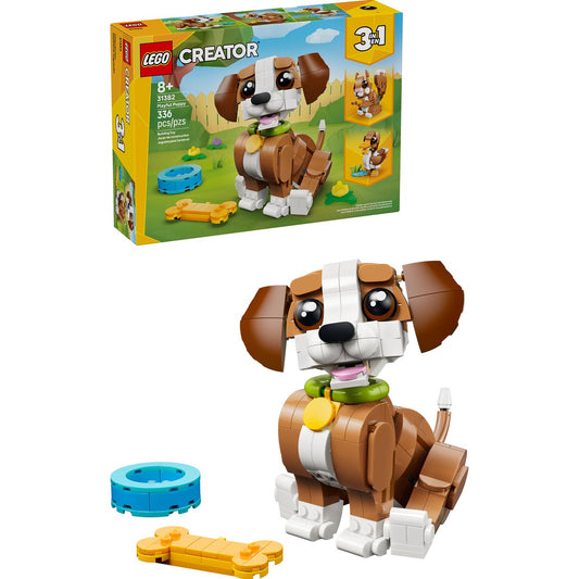 LEGO Creator Cute Animals: Playful Puppy Dog Building Set