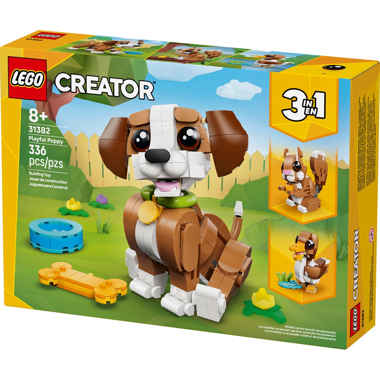 LEGO Creator Cute Animals: Playful Puppy Dog Building Set