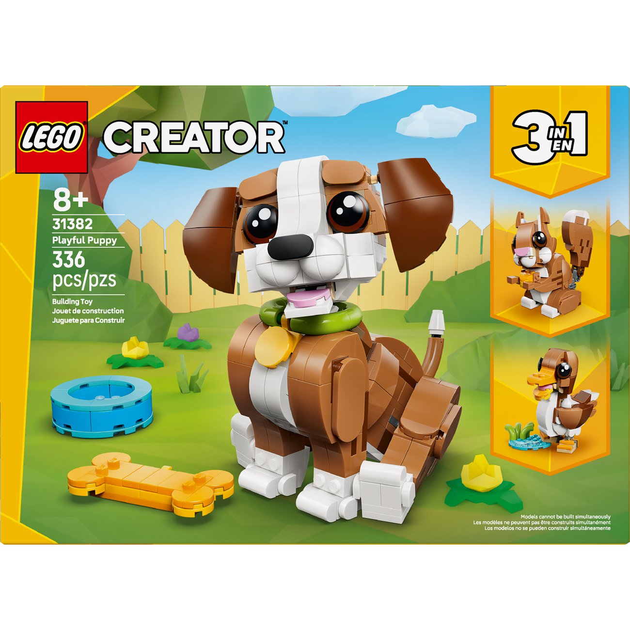 LEGO Creator Cute Animals: Playful Puppy Dog Building Set