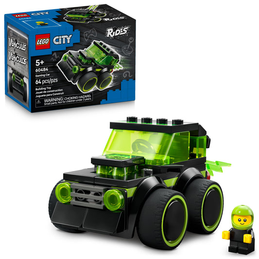 LEGO City Rides – Gaming Race Car Building Set