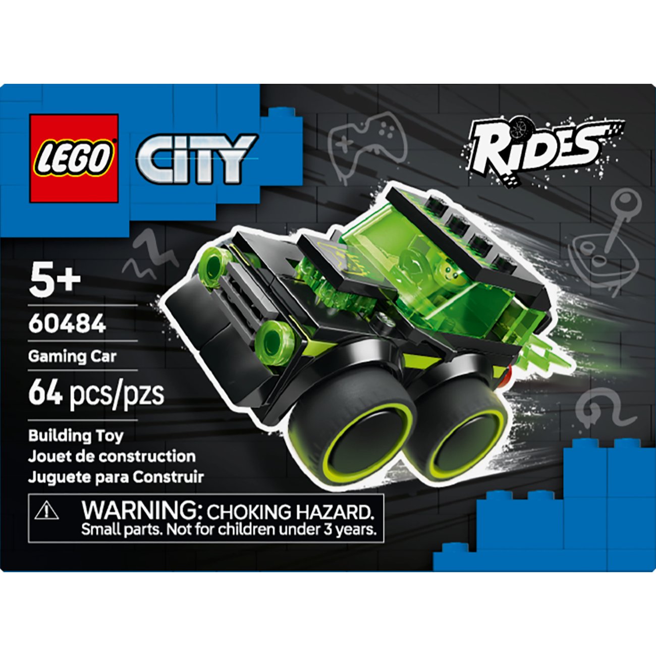 LEGO City Rides – Gaming Race Car Building Set
