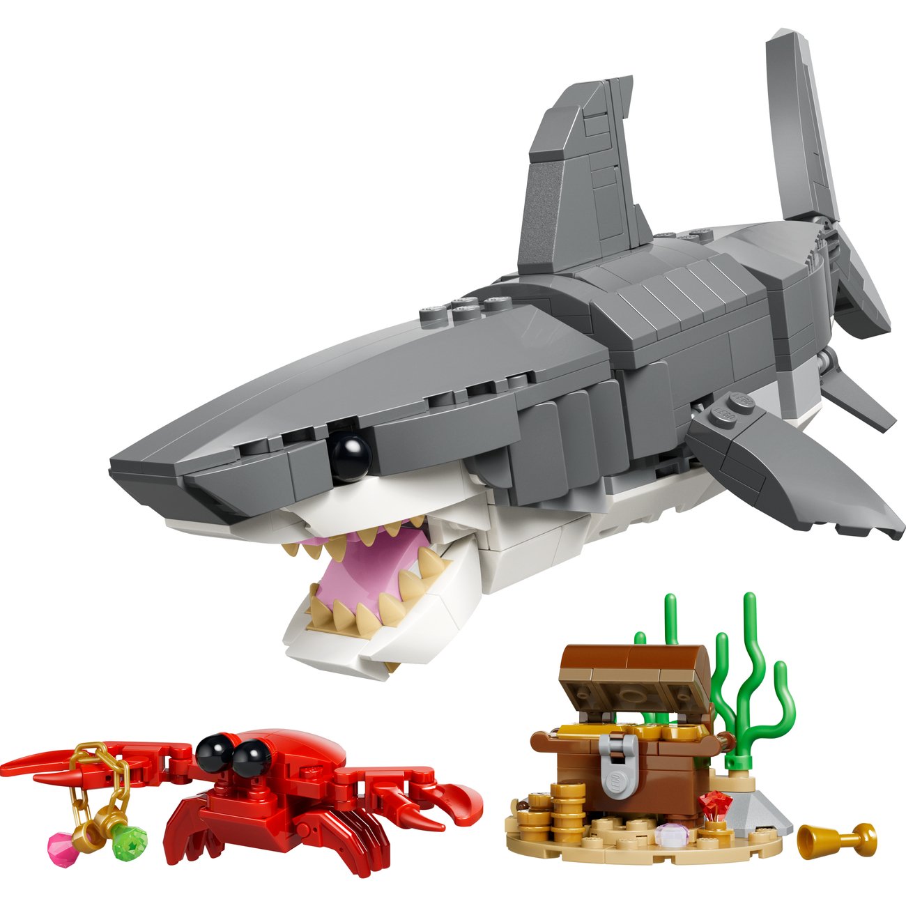 LEGO Creator Fierce Shark with a Treasure Chest Building Set