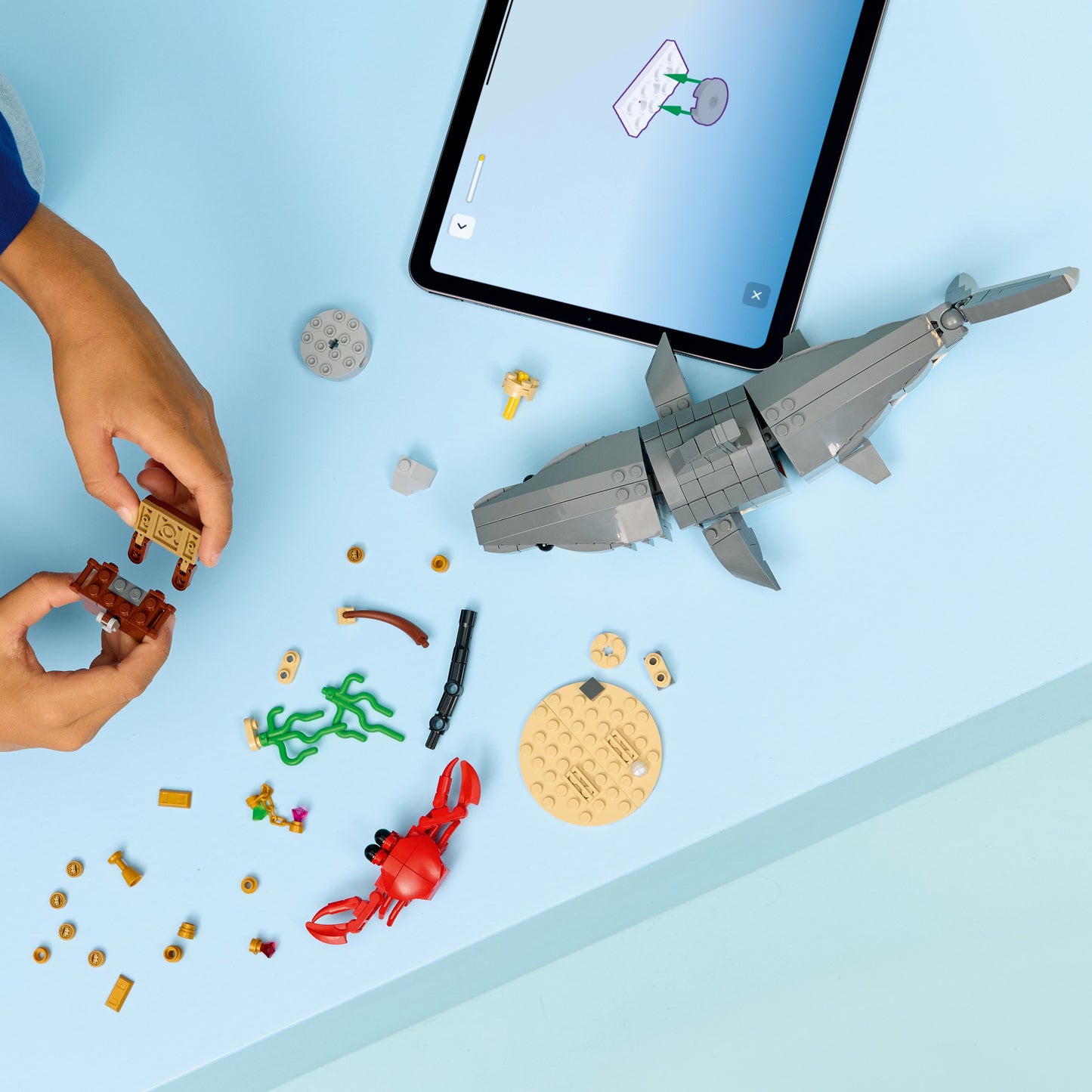 LEGO Creator Fierce Shark with a Treasure Chest Building Set