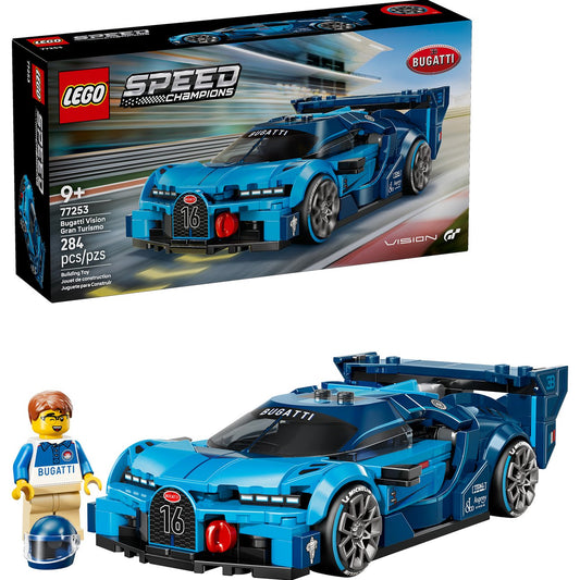 LEGO Speed Champions Bugatti Vision GT Hyper Sports Car Building Set