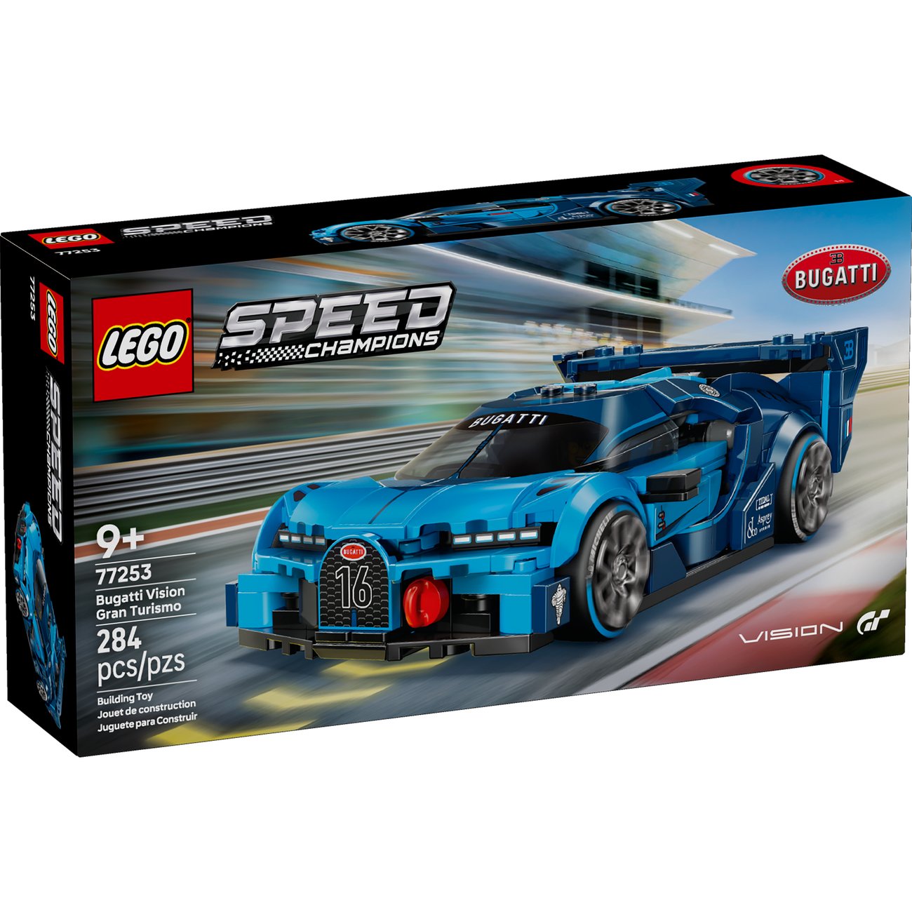 LEGO Speed Champions Bugatti Vision GT Hyper Sports Car Building Set