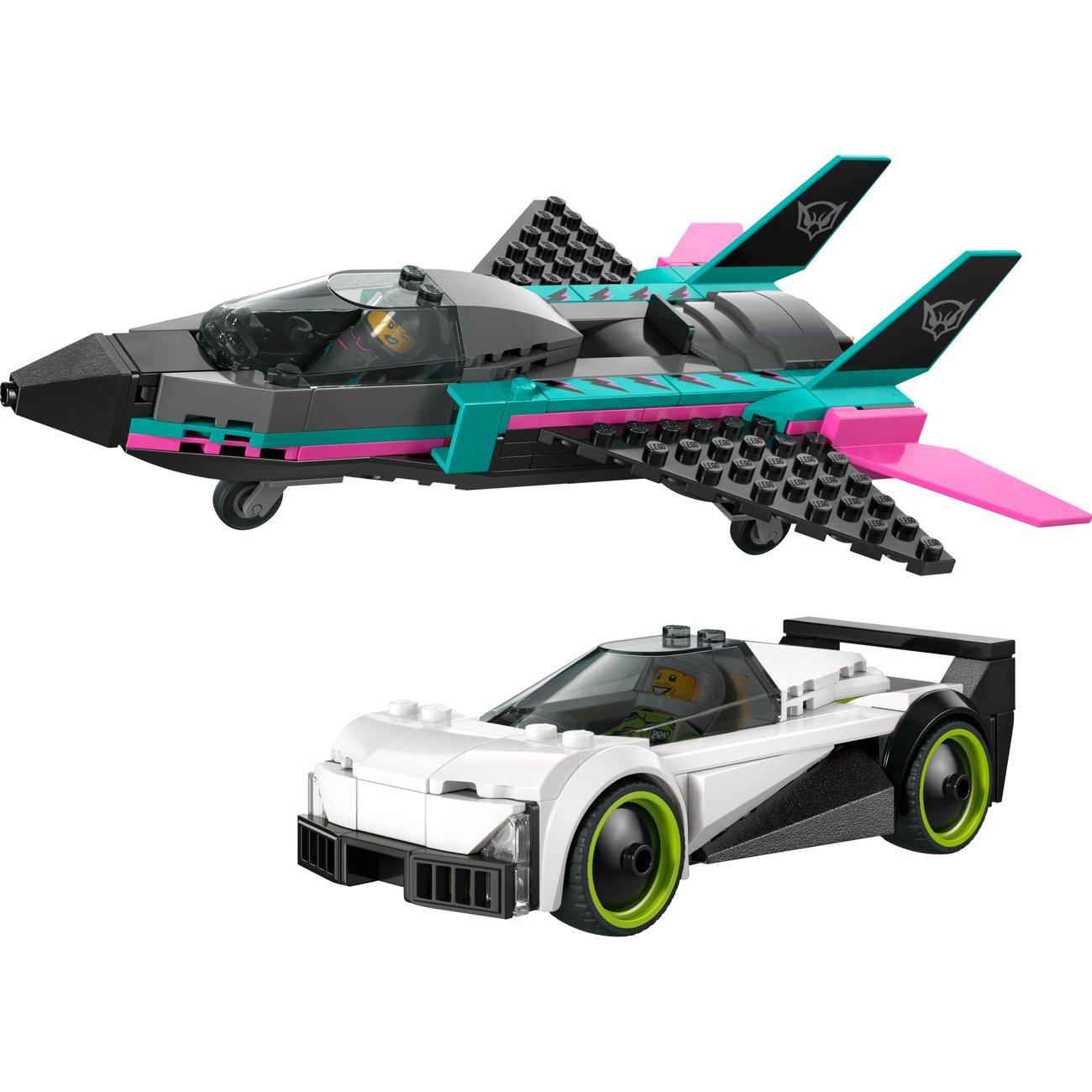 LEGO City Jet vs. Car Building Set