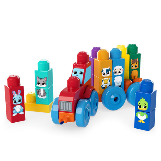 MEGA BLOKS Build & Match Animal Tractor