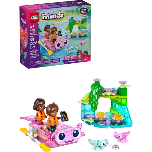 LEGO Friends Axolotl Adventure Boat Building Set