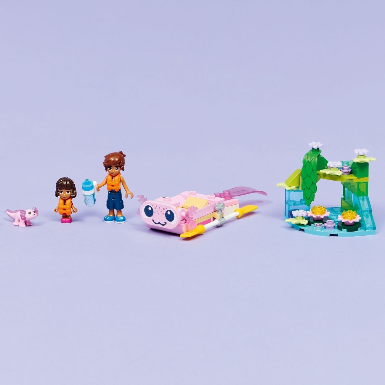 LEGO Friends Axolotl Adventure Boat Building Set