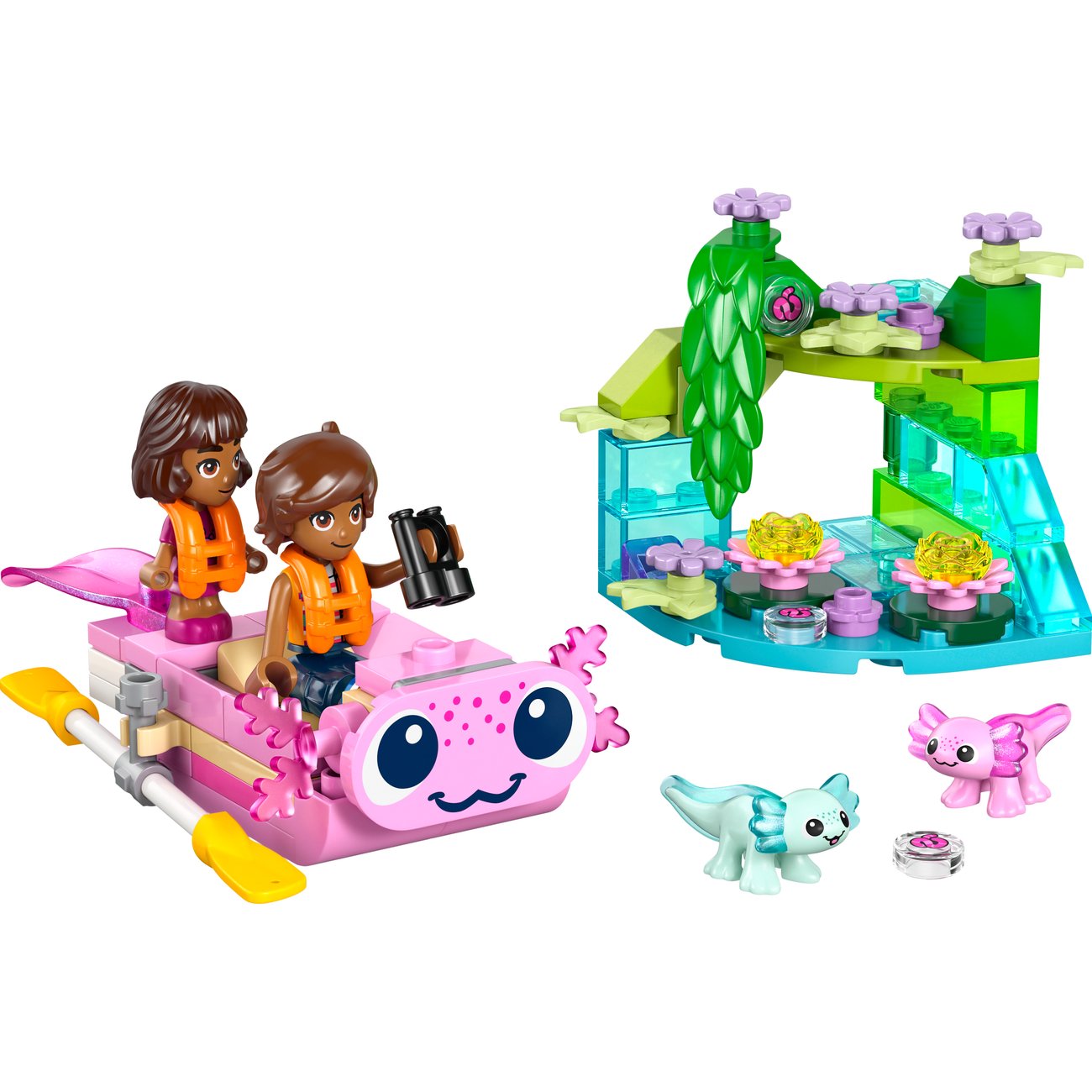 LEGO Friends Axolotl Adventure Boat Building Set