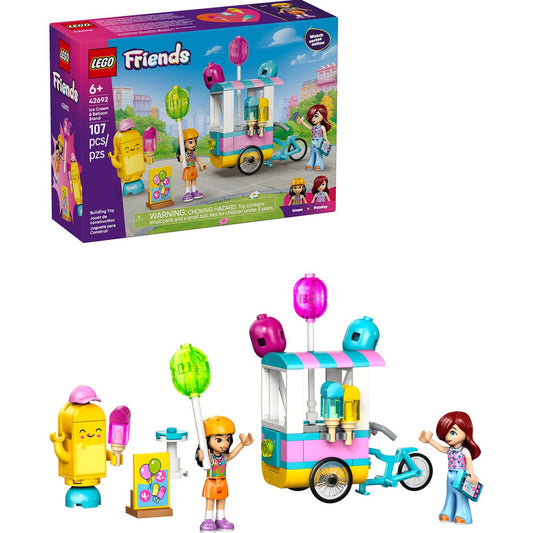 LEGO Friends Ice Cream & Balloon Stand Building Set