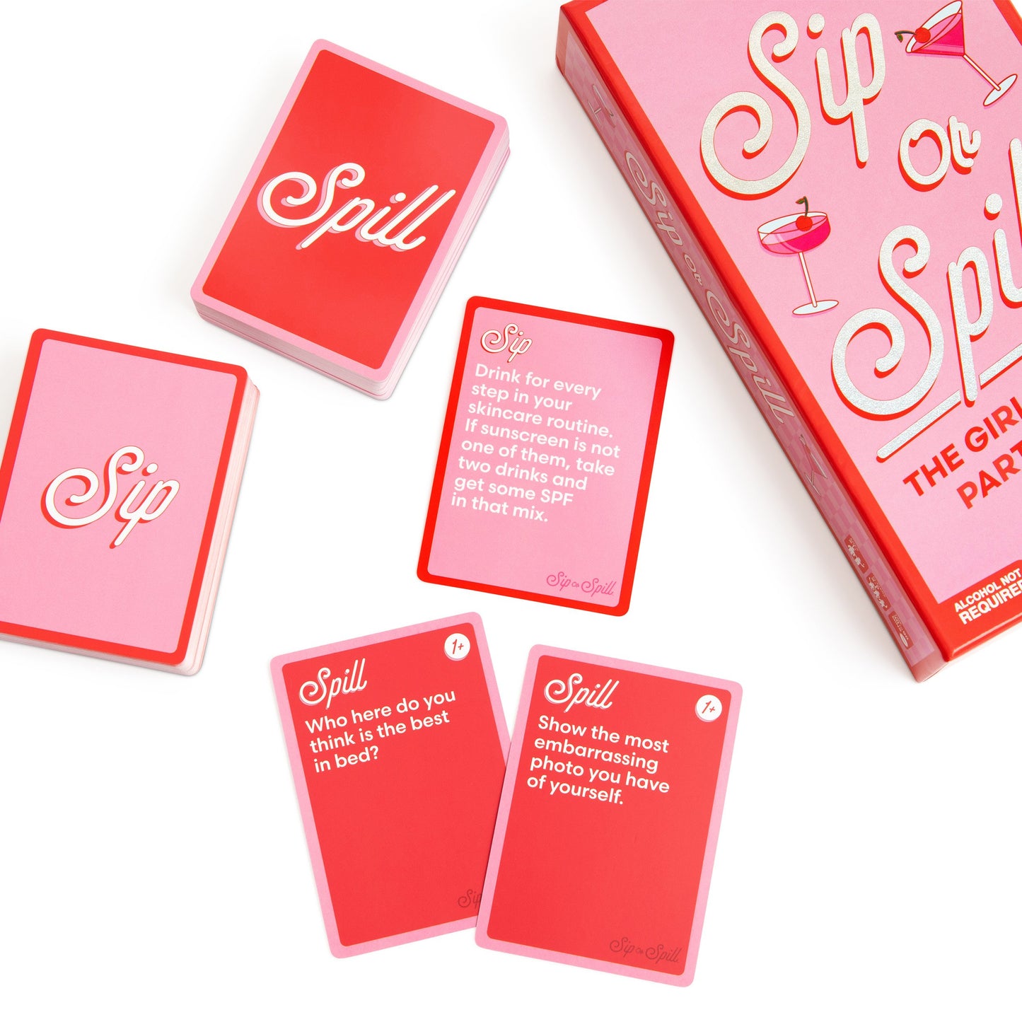 Relatable Sip Or Spill: The Girls' Night Party Game