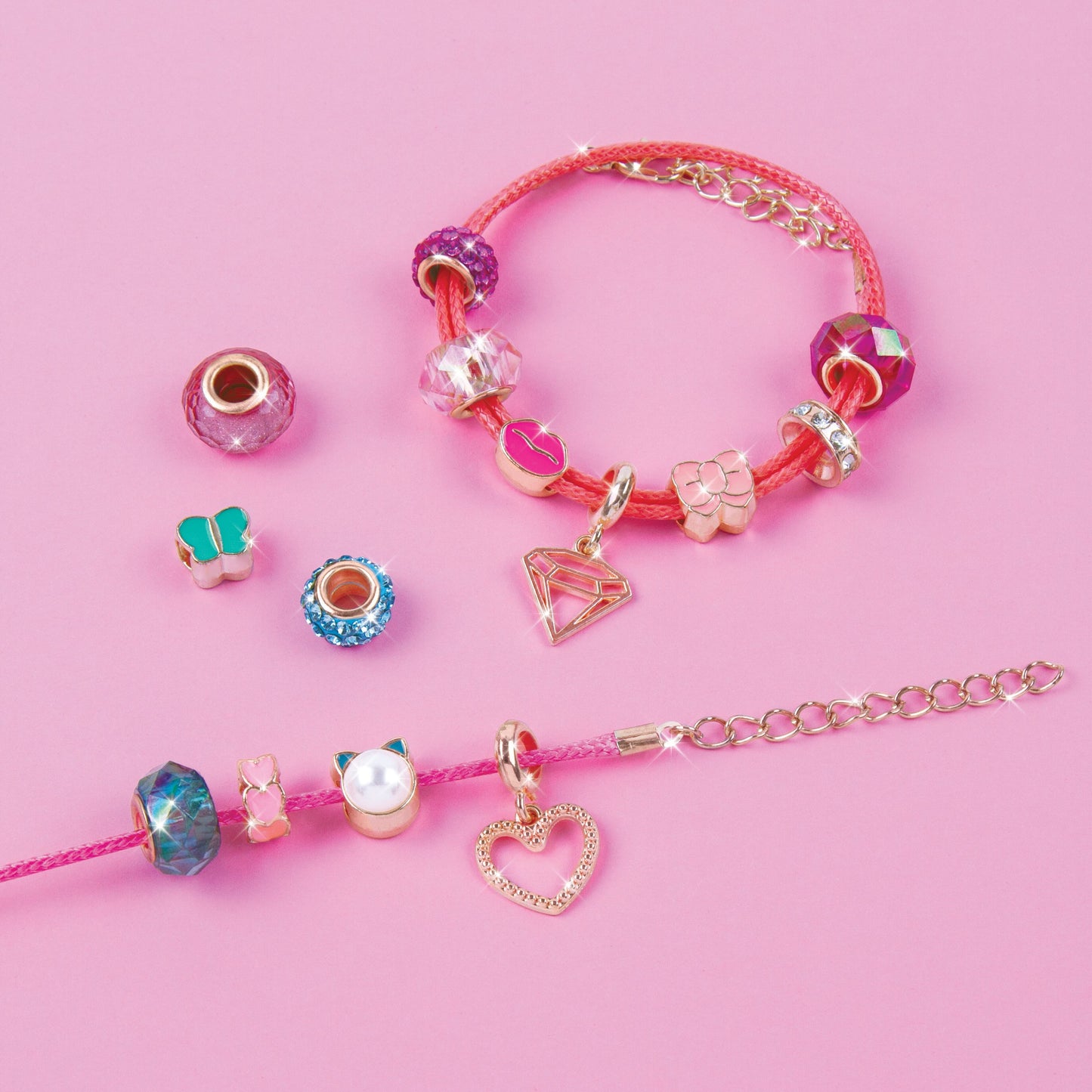 Make It Real Halo Charms Bracelets: Pretty In Pink Mini Gift Box