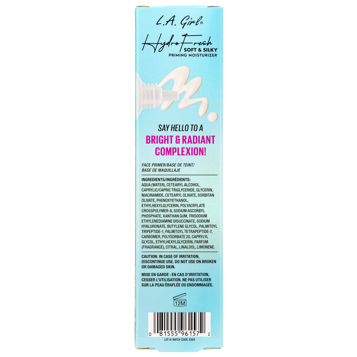 L.A. Girl Hydro Fresh Soft & Silky Priming Moisturizer