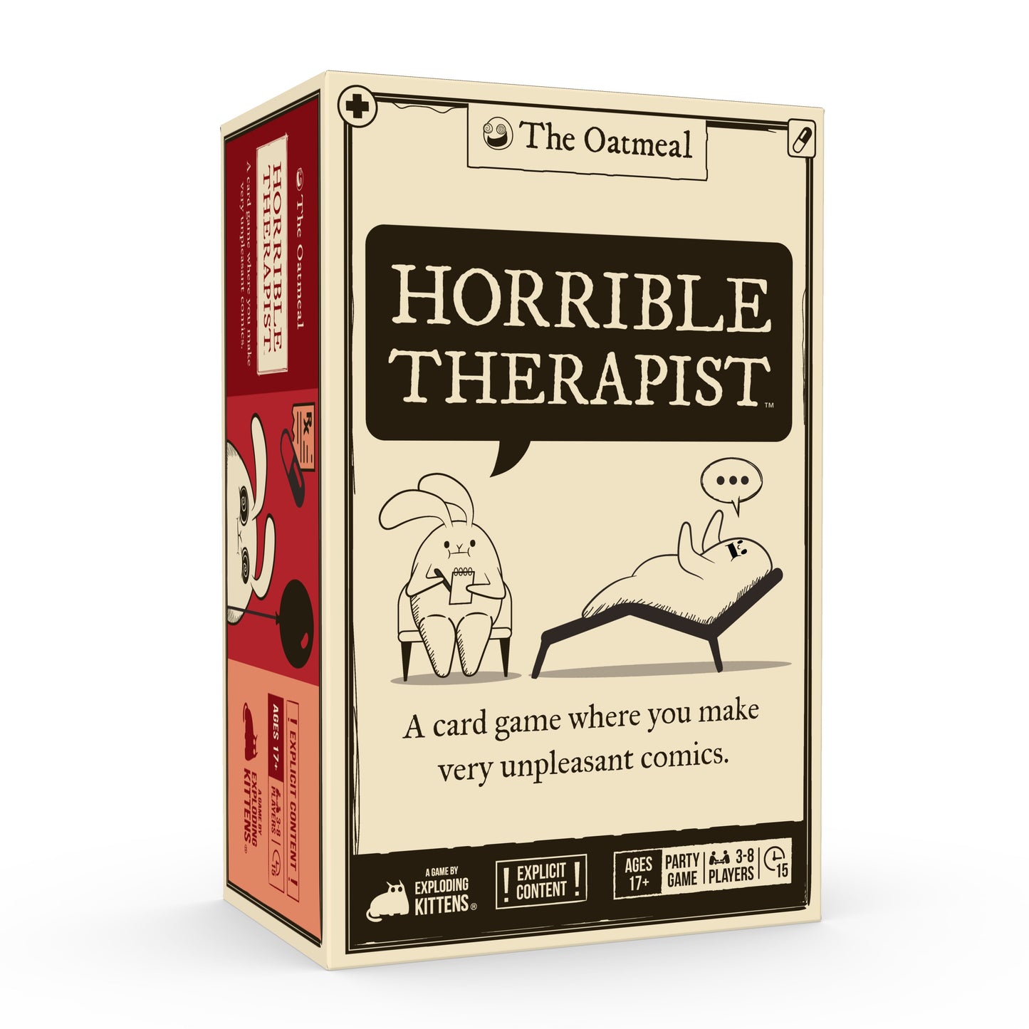 Exploding Kittens Horrible Therapist Card Game