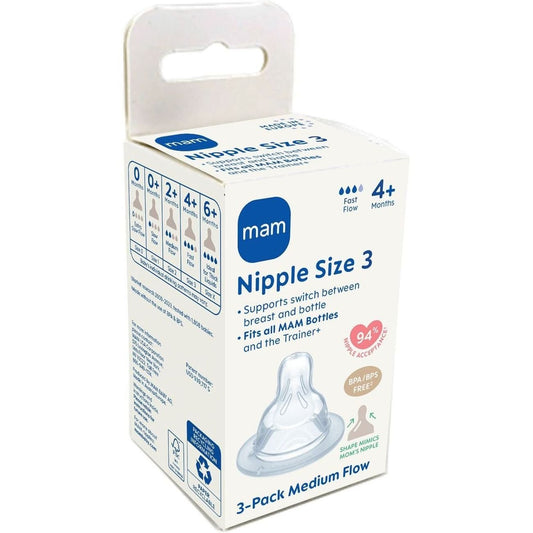 MAM Medium Flow Size 3 Nipples