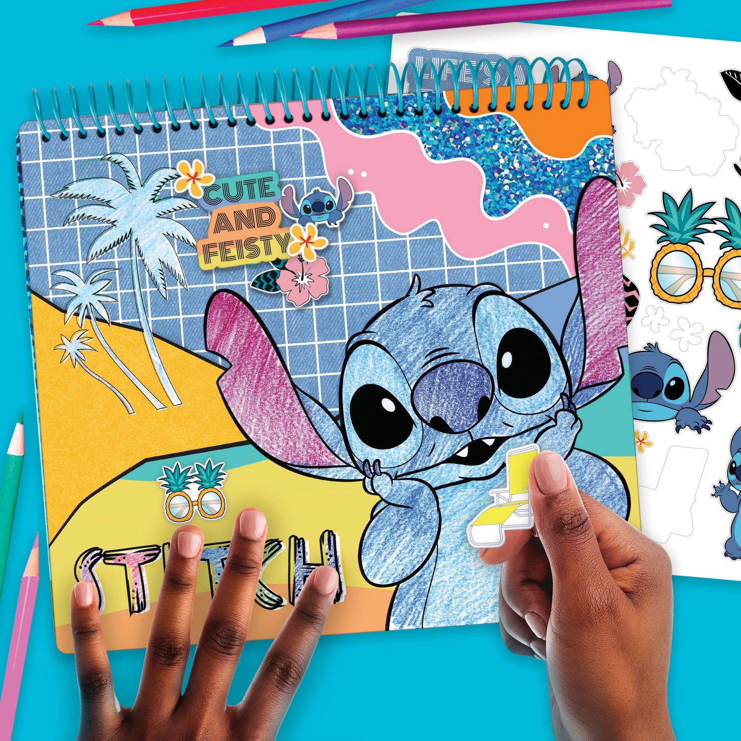 Fashion Angels Disney Stitch Color & Collage Design Set