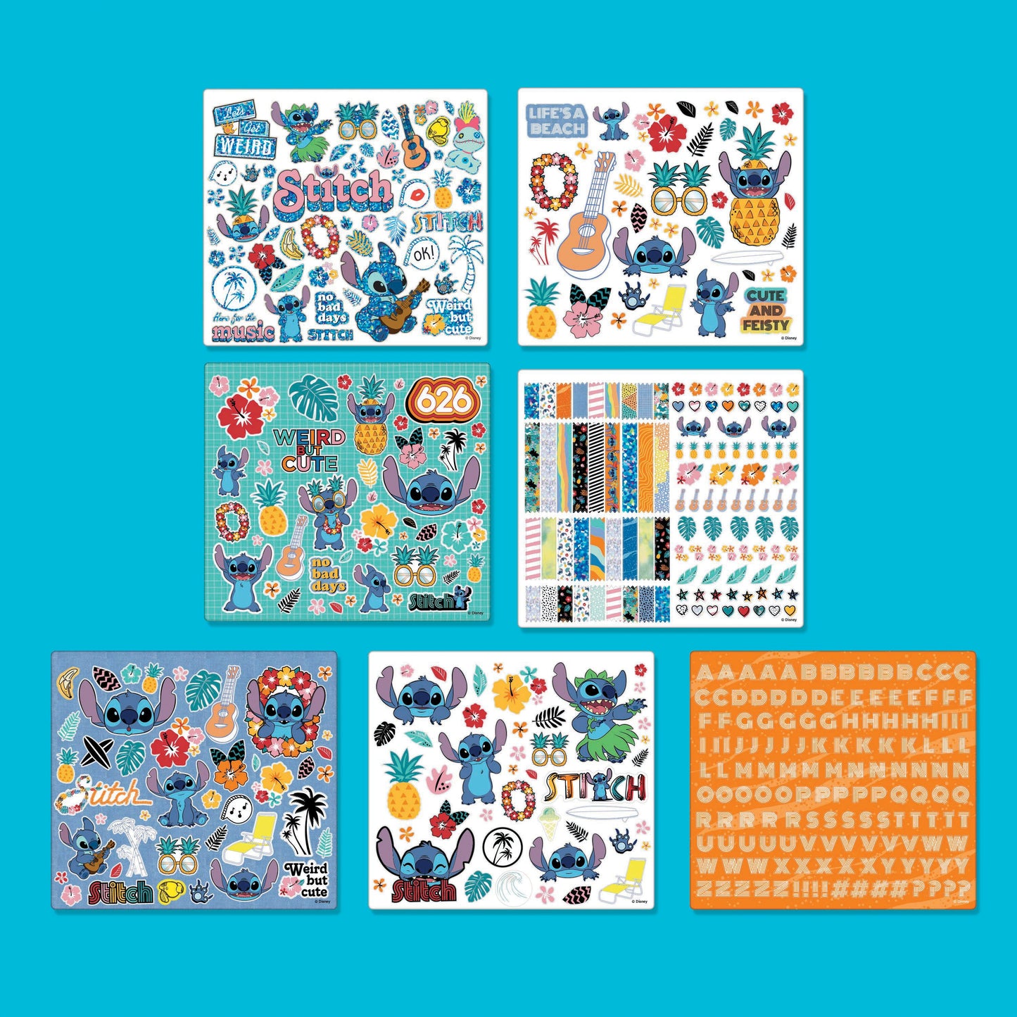 Fashion Angels Disney Stitch Color & Collage Design Set