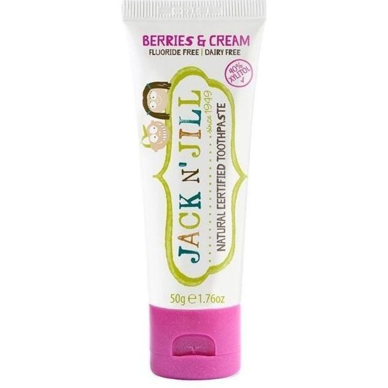 Jack N' Jill Natural Baby Toothpaste - Berries & Cream