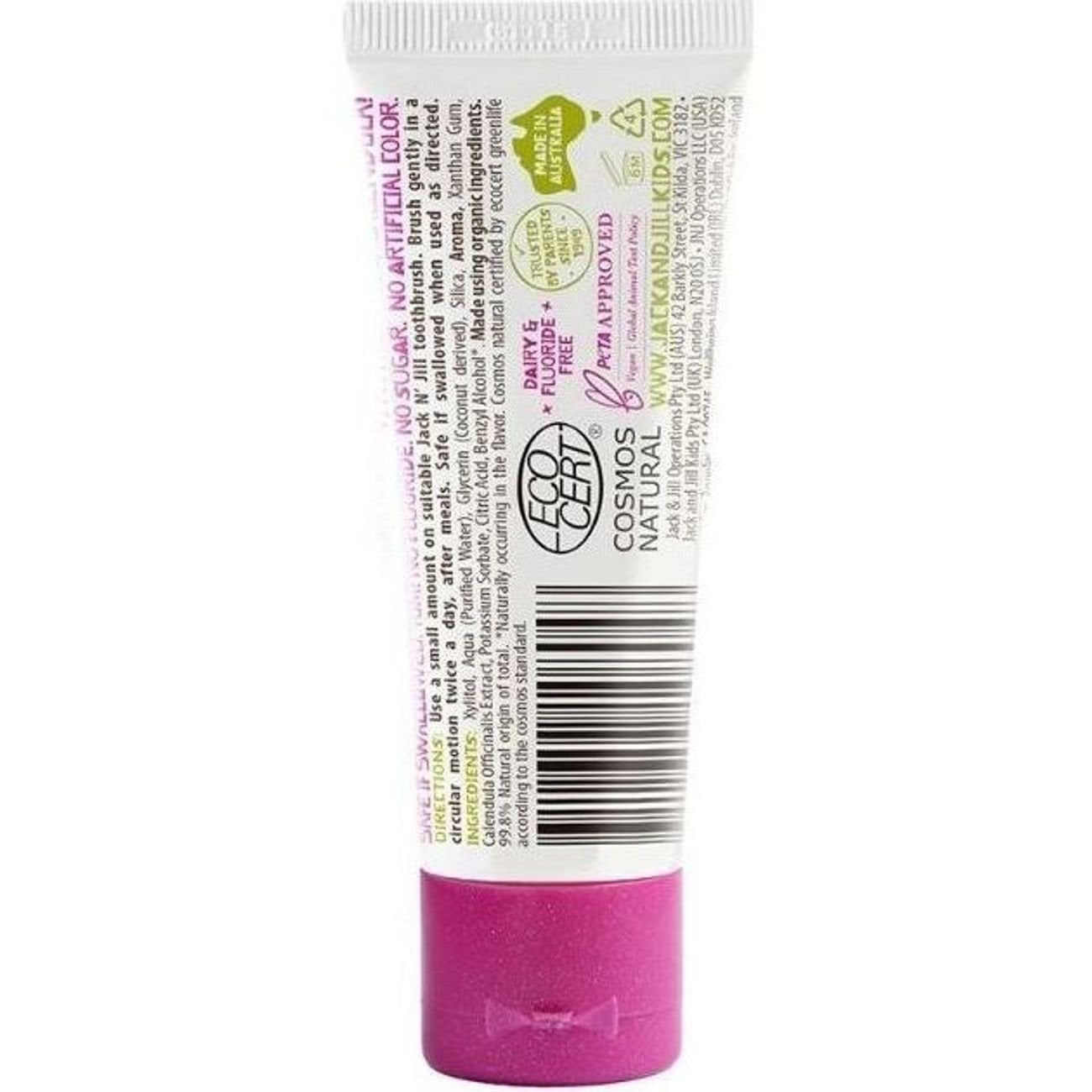 Jack N' Jill Natural Baby Toothpaste - Berries & Cream
